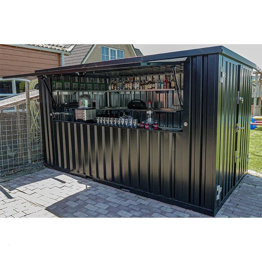 3×2 METER, 10 FUSS ABNEHMBARER BARCONTAINER