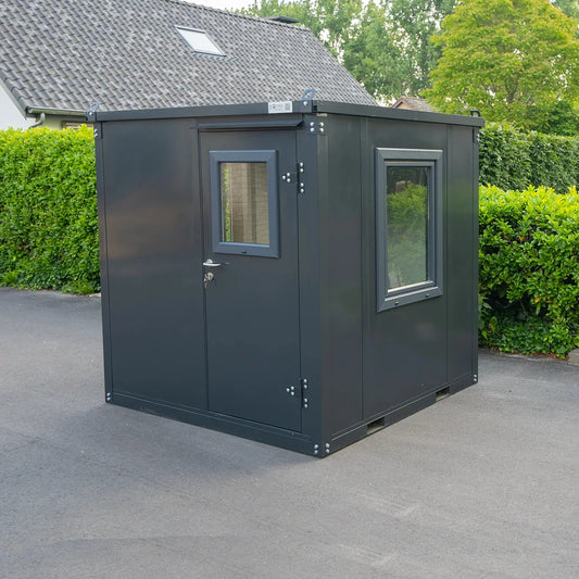 CONTAINER BUREAU ANTHRACITE 2 X 2 MÈTRES